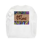 AryStoreのガラ柄LOGO ロングスリーブTシャツの裏面