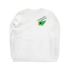 翼spirit 【翼スピリット】のサザナミインコ グリタン 参上！ Long Sleeve T-Shirt :back