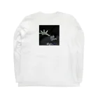 ポップヌードルのオフィスで寝る人 Long Sleeve T-Shirt :back