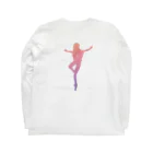 Ayano Ballet Studio 〜passé〜　アヤノバレエスタジオパッセのレインボー ロングスリーブTシャツの裏面