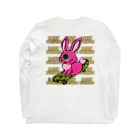 Rabbit businessのPUNK RABBIT 2⚡⚡ Long Sleeve T-Shirt :back