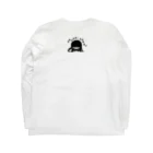   だるまの絆を感じ合うカエル Long Sleeve T-Shirt :back