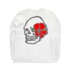 FMK-OのSkull vase "RD" Long Sleeve T-Shirt :back