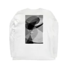 OKASHIの白黒おしゃれ3 Long Sleeve T-Shirt :back