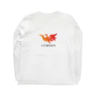 ジムニティ/体操競技のジムニティロングスリーブTシャツ　ホワイト Long Sleeve T-Shirt :back