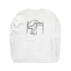 まさじまのYouth：Break no.01(white) Long Sleeve T-Shirt :back
