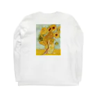 HermannStrasseのゴッホとレオパードゲッコー：バックプリント Long Sleeve T-Shirt :back