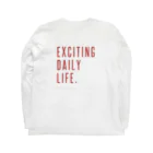  『Hala Hala』のHala Hala『EXCITING DAILY LIFE』 ロングスリーブTシャツの裏面