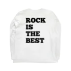 L&RのL&R  LIVE and ROCK  ROCK IS THE BEST 表裏デザイン ロングスリーブTシャツの裏面