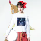 sの桜 Long Sleeve T-Shirt :model wear (front)