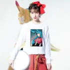 A.R.SのBUNNYGIRL (FRONT) Long Sleeve T-Shirt :model wear (front)