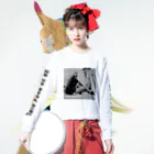 chance-shokaiのrock girl Long Sleeve T-Shirt :model wear (front)