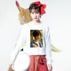 にこにこイケメンファクトリーの君島 遼 （きみしま りょう：kimisima ryou）『リョウのスター・ストライク・コレクション』 ロングスリーブTシャツの着用イメージ(表面)
