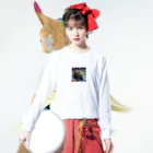 chu design shopの亀鼠 ロングスリーブTシャツの着用イメージ(表面)
