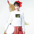 narumi halの春の光 ロングスリーブTシャツの着用イメージ(表面)