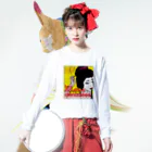 泥亀仙人のGEISHA GIRL ロングスリーブTシャツの着用イメージ(表面)