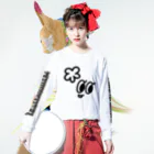 TAKONOMAKURAのタコマクガール ロングスリーブTシャツの着用イメージ(表面)