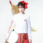 麻婆豆腐の麻婆豆腐 ロングスリーブTシャツの着用イメージ(表面)