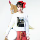 yamanashisamuiの散歩 Long Sleeve T-Shirt :model wear (front)