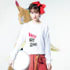 かすたむのNOT　AT　2ND　シンプル Long Sleeve T-Shirt :model wear (front)