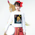 keikororin777のmadonna&child ロングスリーブTシャツの着用イメージ(表面)