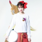 Feather stick-フェザースティック-のフェザースティック【Feather stick】 Long Sleeve T-Shirt :model wear (front)