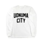 JIMOTOE Wear Local Japanの魚沼市 UONUMA CITY ロングスリーブTシャツ