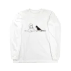 ハチワレ猫　ハチのお店のナナとハチ Long Sleeve T-Shirt