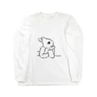 AngelRabbitsのうさぎむすこ（黒７） ロングスリーブTシャツ