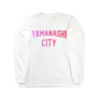 JIMOTOE Wear Local Japanの山梨市 YAMANASHI CITY Long Sleeve T-Shirt