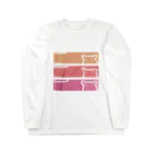 ゥッッの3メンcolor ロングスリーブTシャツ