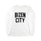 JIMOTOE Wear Local Japanの備前市 BIZEN CITY ロングスリーブTシャツ