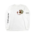 P➛fam.comのP➛KUMAちゃん ロングスリーブTシャツ