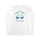 くらきち ONLINE SHOPのねこタイツと考え中 Long Sleeve T-Shirt