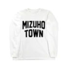 JIMOTOE Wear Local Japanの瑞穂町 MIZUHO TOWN Long Sleeve T-Shirt