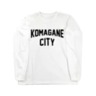 JIMOTOE Wear Local Japanの駒ヶ根市 KOMAGANE CITY Long Sleeve T-Shirt