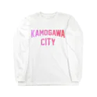 JIMOTOE Wear Local Japanの鴨川市 KAMOGAWA CITY Long Sleeve T-Shirt