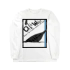 CK & outdoorマガジン店のON　THE　WATER２mono系青 Long Sleeve T-Shirt