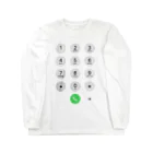 ジャパニーズドリームのiPhone電話キーパッド Long Sleeve T-Shirt