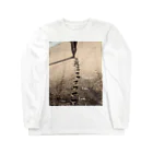 aoi.aoの砂浜の上の足跡 - I was, I am, I will be Long Sleeve T-Shirt