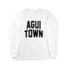 JIMOTOE Wear Local Japanの阿久比町 AGUI TOWN Long Sleeve T-Shirt