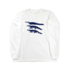 segasworksのワニワニワニさん（青） Long Sleeve T-Shirt