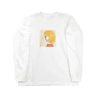 無糖 きな子のピアッシング Long Sleeve T-Shirt