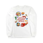 spicaのシーフードレストラン スピカ ロングスリーブTシャツ