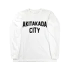 JIMOTOE Wear Local Japanの安芸高田市 AKITAKADA CITY ロングスリーブTシャツ