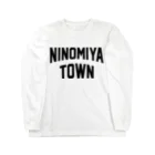 JIMOTOE Wear Local Japanの二宮町 NINOMIYA TOWN ロングスリーブTシャツ