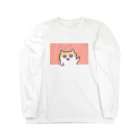 NORICOPOのヤホ！ってしてるコビハムちゃん ロングスリーブTシャツ