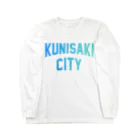 JIMOTOE Wear Local Japanの国東市 KUNISAKI CITY Long Sleeve T-Shirt