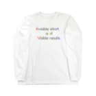 かもラグのラクかものInvisible effort and visible result Long Sleeve T-Shirt