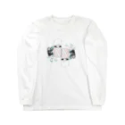 ヒャナヒュ-のナマケモノとマシュマロココア Long Sleeve T-Shirt